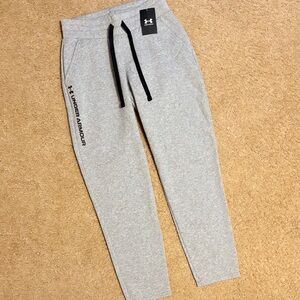 Under Armour Gray Joggers with Black Details